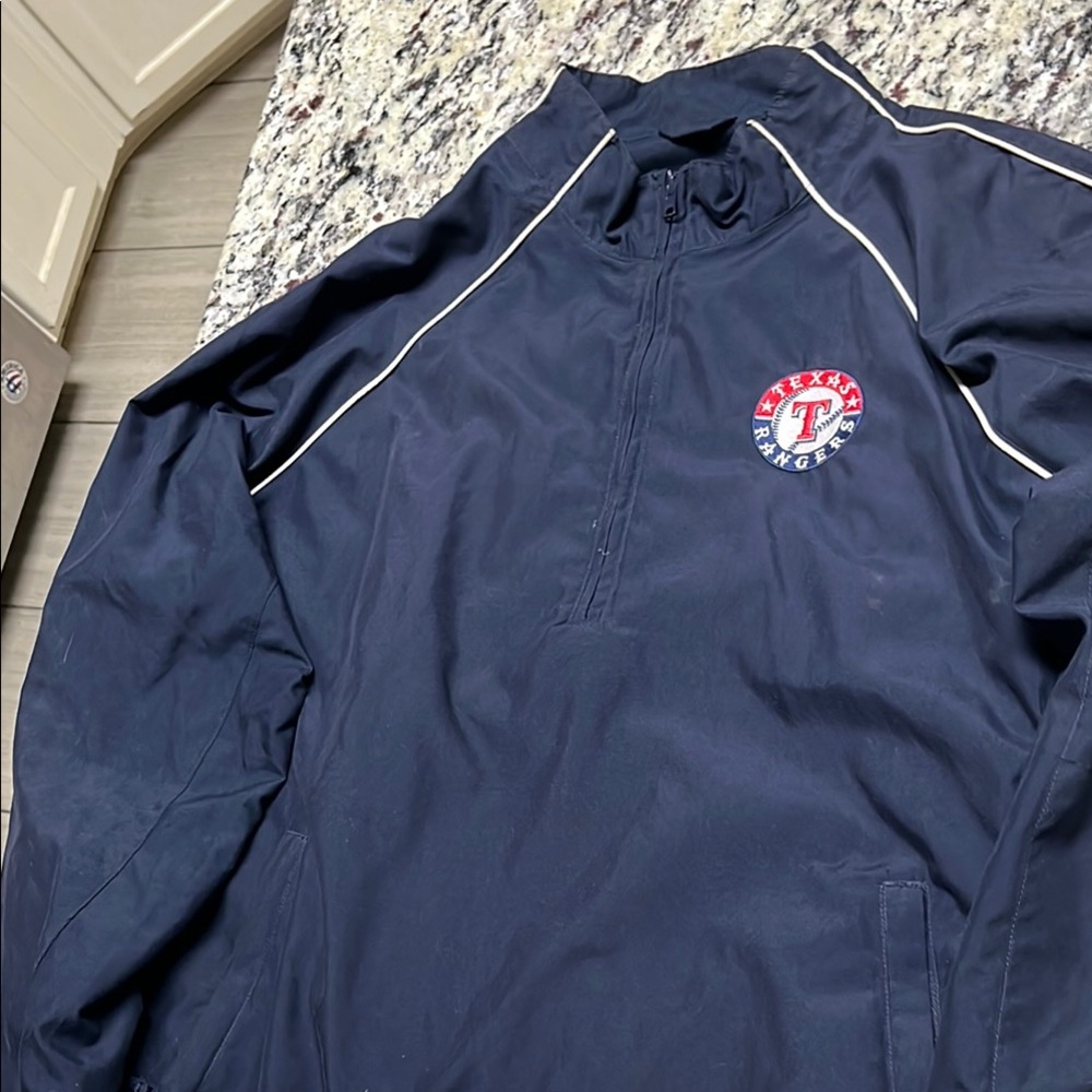 Sport-Tek Blue Texas Rangers Windbreaker Jacket XL